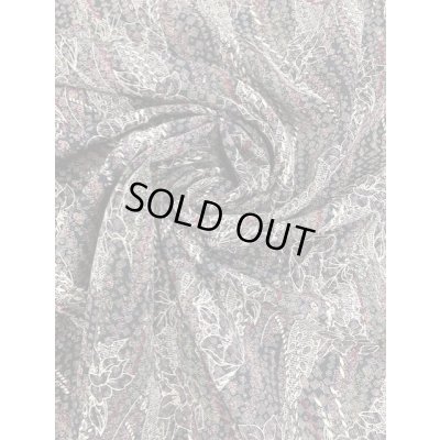 画像7: 生地：プリントポリエステル（黒茶エンジ）