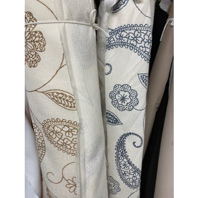 画像8: 生地：ペイズリー柄クロス（生成／茶）