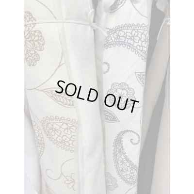 画像8: 生地：ペイズリー柄クロス（生成／紺）