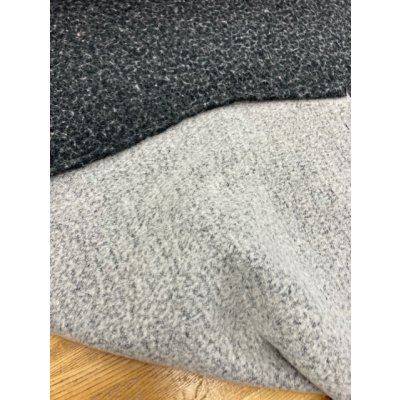画像3: 生地:ウール度詰め裏毛ニット(黒)