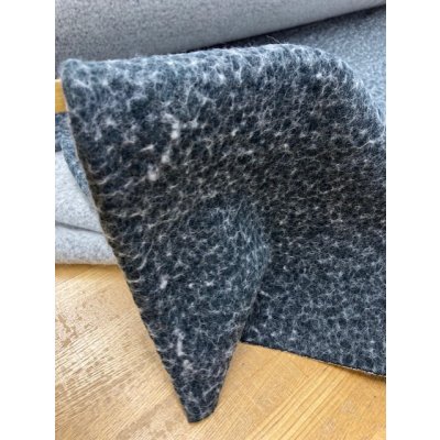画像6: 生地:ウール度詰め裏毛ニット(黒)
