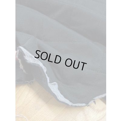 画像3: 生地：裏毛天竺張り合わせキルティングニット（黒）