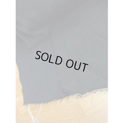 画像6: 生地：裏毛天竺張り合わせキルティングニット（黒）