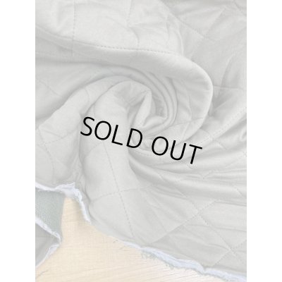 画像7: 生地：裏毛天竺張り合わせキルティングニット（カーキ）