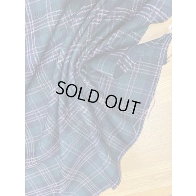 画像4: 生地：チェック柄ポリウール（緑／紺）