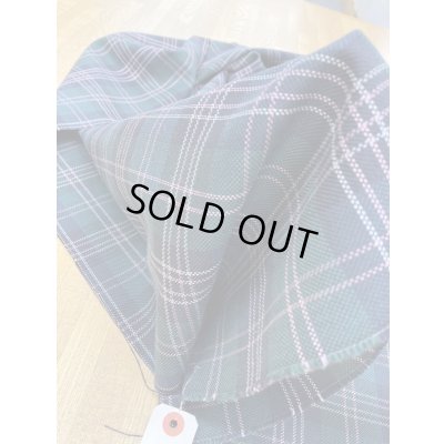 画像6: 生地：チェック柄ポリウール（緑／紺）