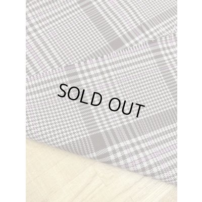 画像3: 生地:ウールチェック織り(茶/ピンク)