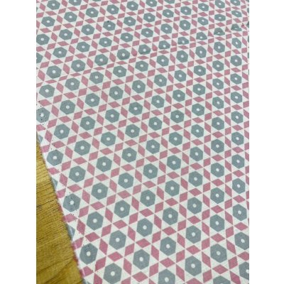 画像6: 生地：北欧風コットンリネン（ピンク／グレー）