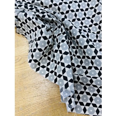 画像6: 生地：北欧風コットンリネン（黒／グレー）