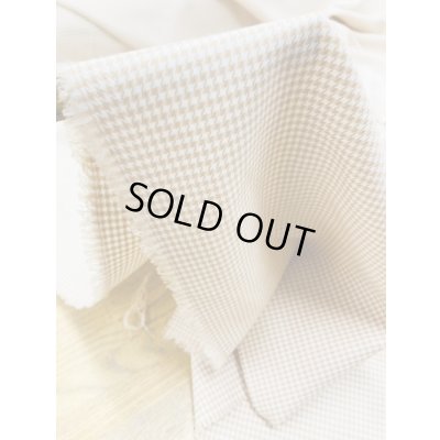 画像6: 生地:千鳥格子柄ウールストレッチ(オレンジベージュ)