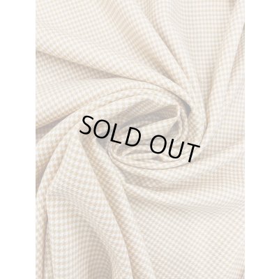 画像7: 生地:千鳥格子柄ウールストレッチ(オレンジベージュ)