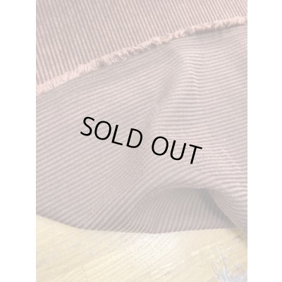 画像3: 生地： ポリエステルコーデュロイ畝 （赤茶）