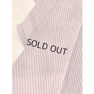 画像5: 生地： ポリエステルコーデュロイ畝 （赤茶）