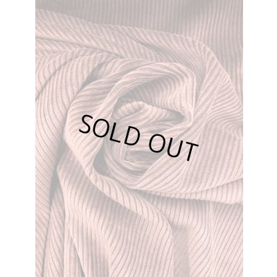 画像8: 生地： ポリエステルコーデュロイ畝 （赤茶）