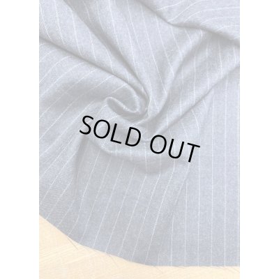 画像6: 生地：ペンシルストライプウール（グレー／白）