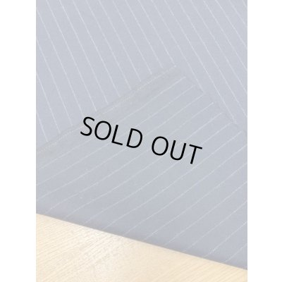 画像3: 生地:ペンシルストライプウール(紺/白)