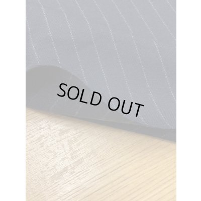 画像4: 生地:ペンシルストライプウール(紺/白)