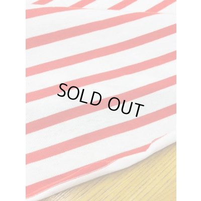 画像4: 生地：ボーダー柄天竺ニット（白／赤）