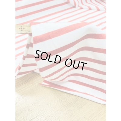 画像5: 生地：ボーダー柄天竺ニット（白／赤）