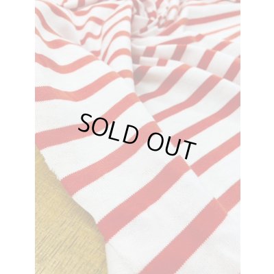 画像7: 生地：ボーダー柄天竺ニット（白／赤）