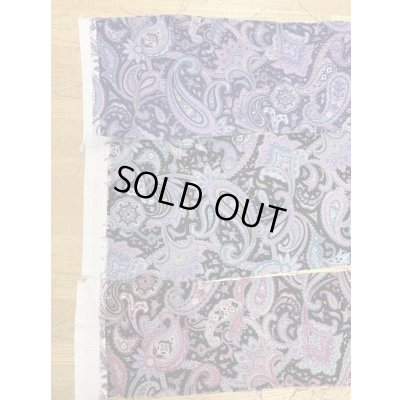 画像9: 生地：ペイズリー柄プリントトリアセテートポリ（紫／ピンク）