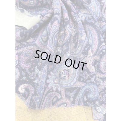 画像7: 生地：ペイズリー柄プリントトリアセテートポリ（紫／ピンク）