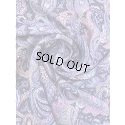 画像8: 生地：ペイズリー柄プリントトリアセテートポリ（紫／ピンク）