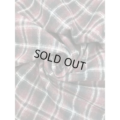 画像7: 生地：チェック柄ポリエステル起毛（ワイン／黒）