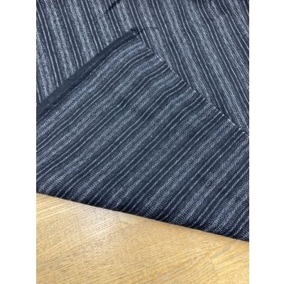 画像3: 生地：縦縞ポリエステル（黒／グレー）