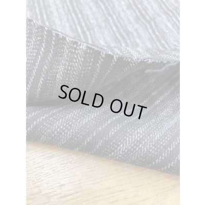 画像4: 生地：縦縞ポリエステル（黒／グレー）