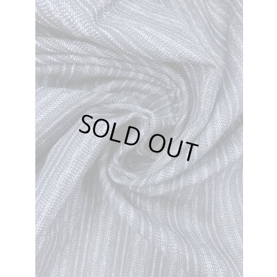 画像6: 生地：縦縞ポリエステル（黒／グレー）