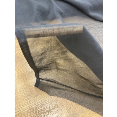 画像7: 生地:ポリエステルソフトオーガンジー(黒)