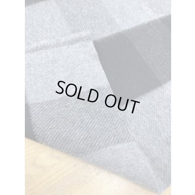 画像3: 生地：ビッグチェック柄ウールシャギー（グレー／黒）