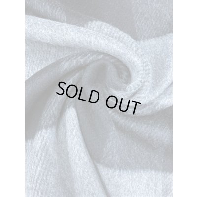 画像6: 生地：ビッグチェック柄ウールシャギー（グレー／黒）