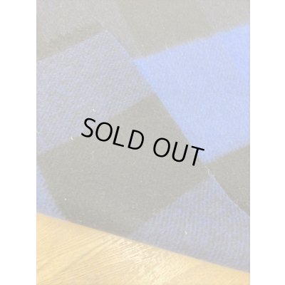 画像3: 生地：ビッグチェック柄ウールシャギー（ブルー／紺）