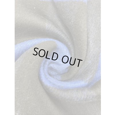 画像6: 生地：ビッグチェック柄ウールシャギー（ブルー／紺）