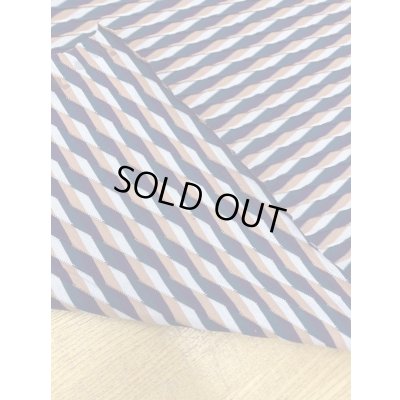 画像3: 生地：綿立体織りボーダー柄天竺ニット（紺茶）