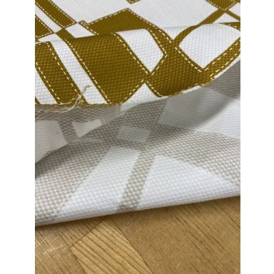 画像5: 生地：綿100％幾何学模様（マスタード）