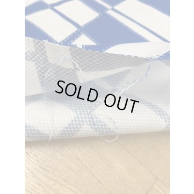 画像5: 生地:綿100%幾何学模様(ブルー)