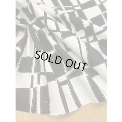 画像4: 生地：綿100％幾何学模様（黒）