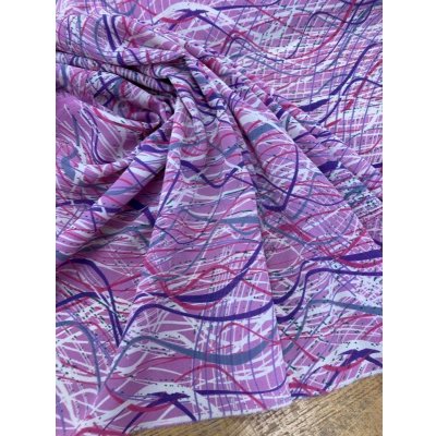 画像5: 生地：ポリ100％らせん模様プリント（ピンク／紫）