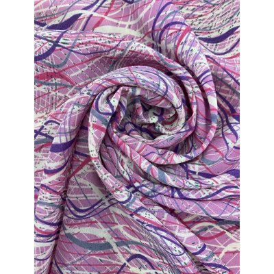 画像6: 生地：ポリ100％らせん模様プリント（ピンク／紫）