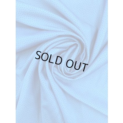 画像6: 生地：ポリ100％ミニドット柄プリント（ブルー／黒）