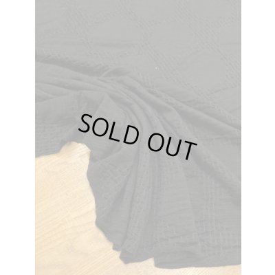 画像6: 生地：綿水玉ジャガードニット（黒）