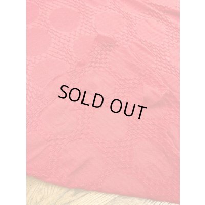 画像3: 生地：綿水玉ジャガードニット（朱色）