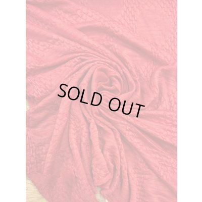 画像7: 生地：綿水玉ジャガードニット（朱色）