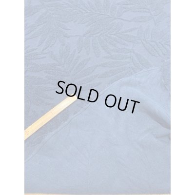 画像3: 生地:葉っぱ柄綿パイルニット(紺)