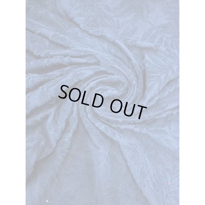 画像6: 生地:葉っぱ柄綿パイルニット(紺)