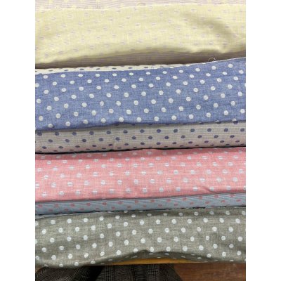 画像8: 生地：ボーダードット柄ダブルガーゼ（レモン/ピンク）