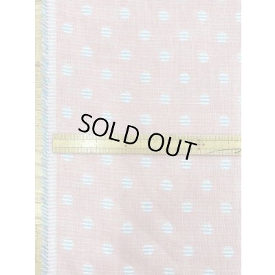 画像3: 生地:ボーダードット柄ダブルガーゼ(ピンク/水色)